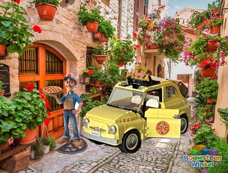 LEGO Creator Expert Fiat 500 - 10271 gebouwd door klant — Creator Expert / Icons